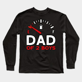 Dad Of 2 Boys Father'S Day Dad Long Sleeve T-Shirt